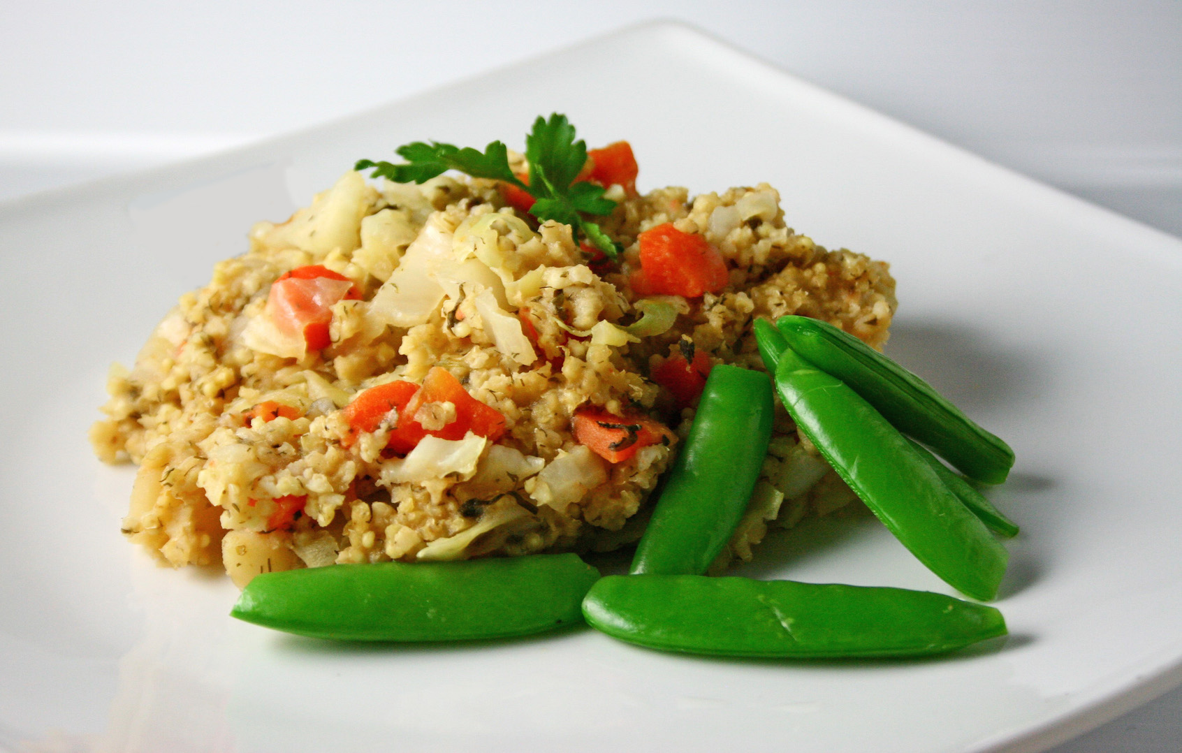 Heart Healthy Millet Vegetable Casserole Recipe | NutriFit